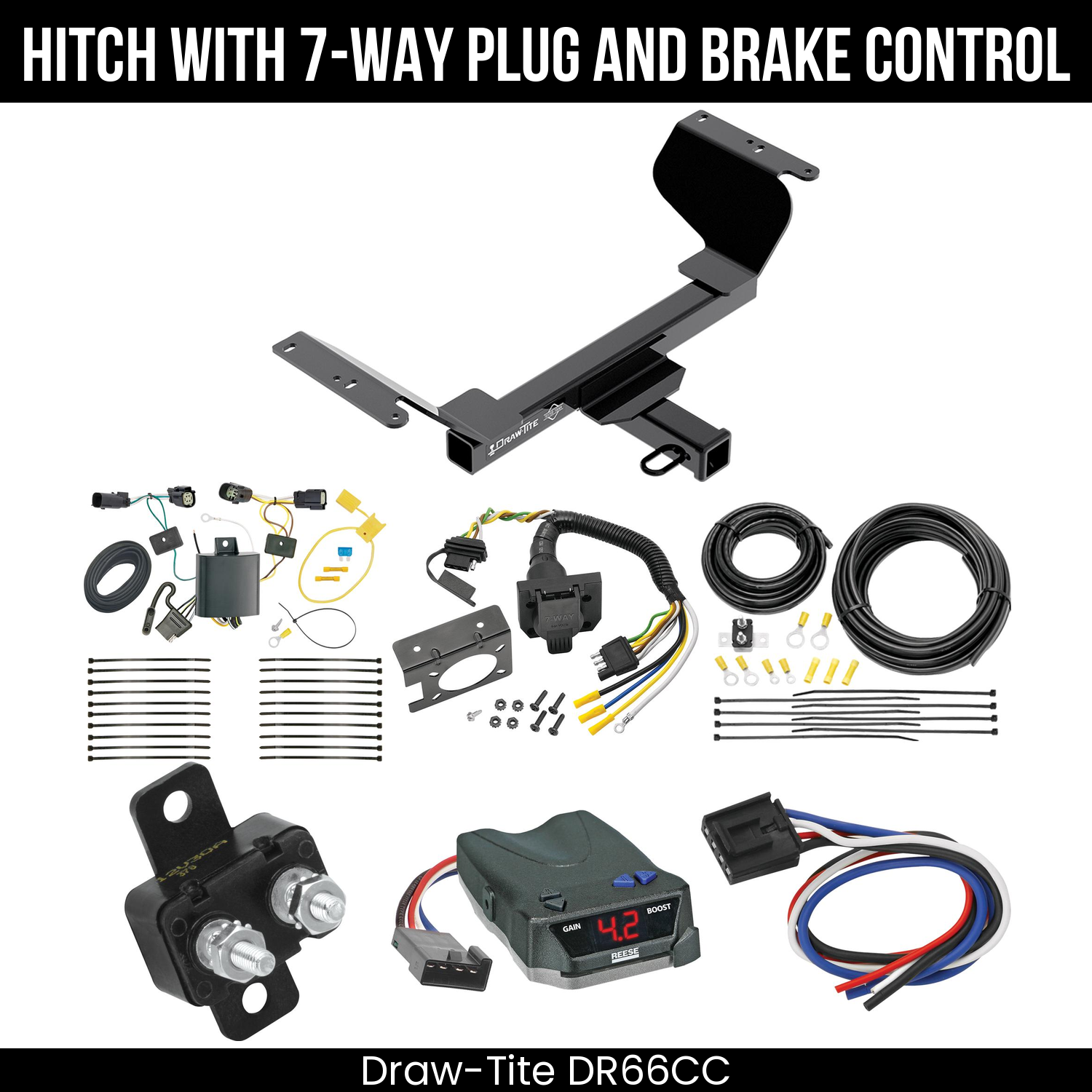 Trailer Hitch , 7-Way , Reese Brake EVN Control