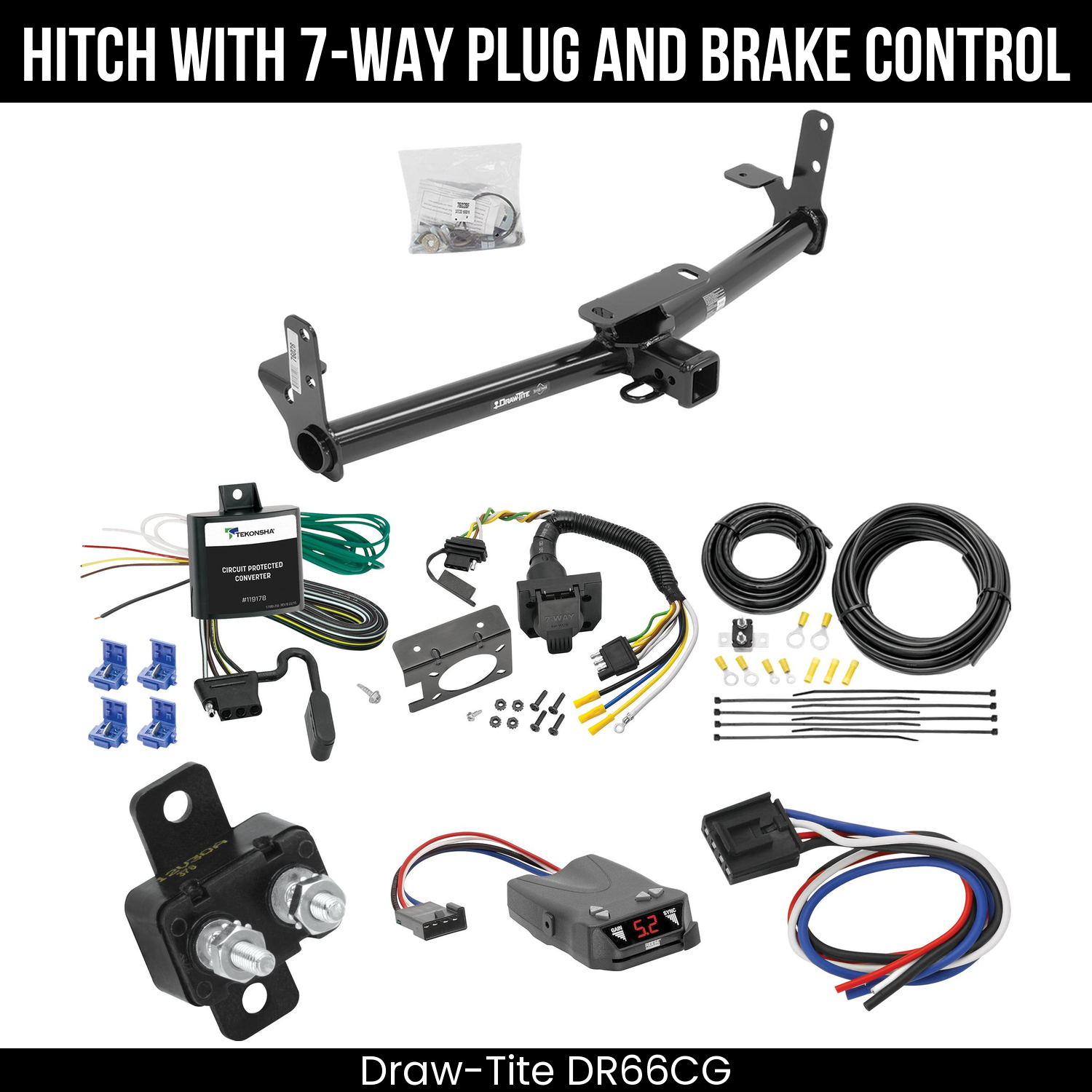 Trailer Hitch , 7-Way , Reese Brakeman IV Brake Control