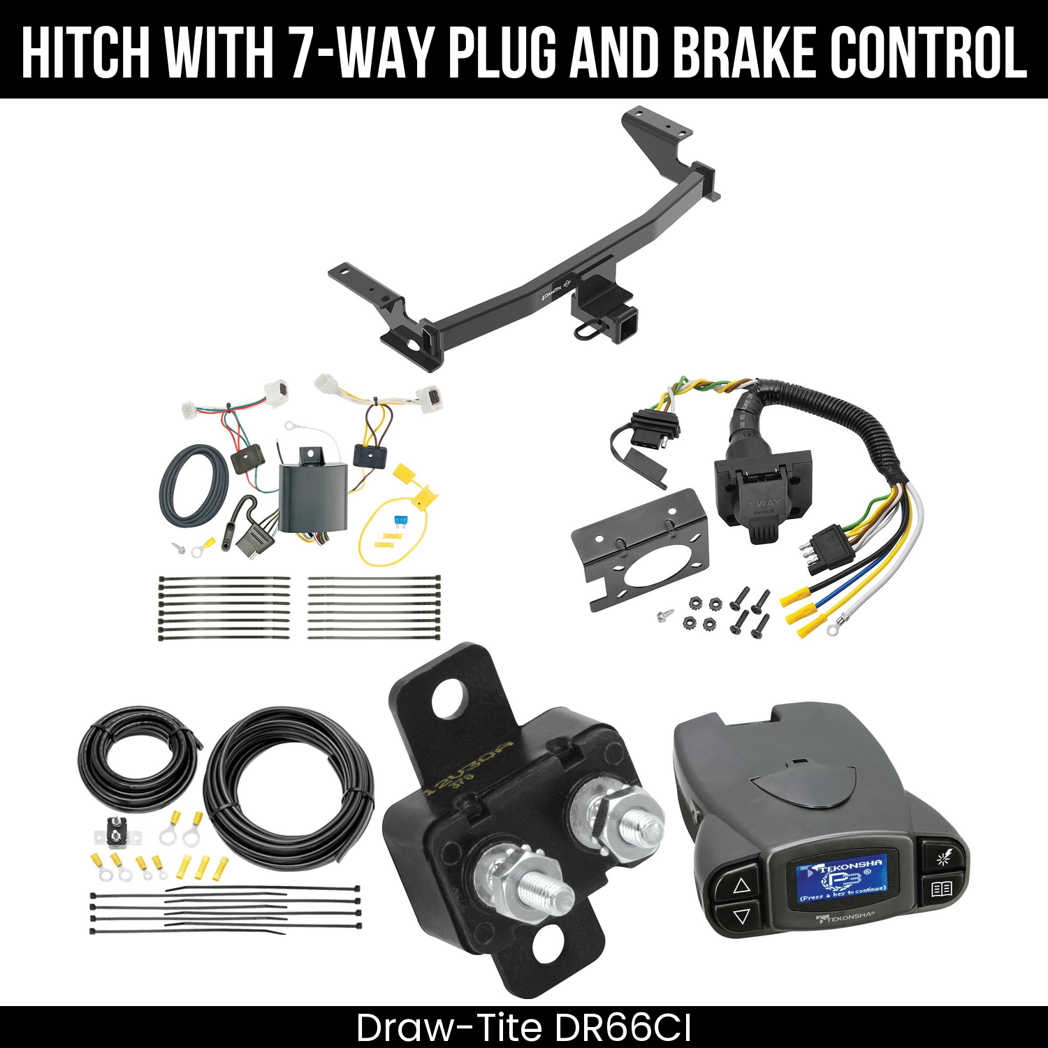 Trailer Hitch , 7-Way , Tekonsha Prodigy P3 Brake Control