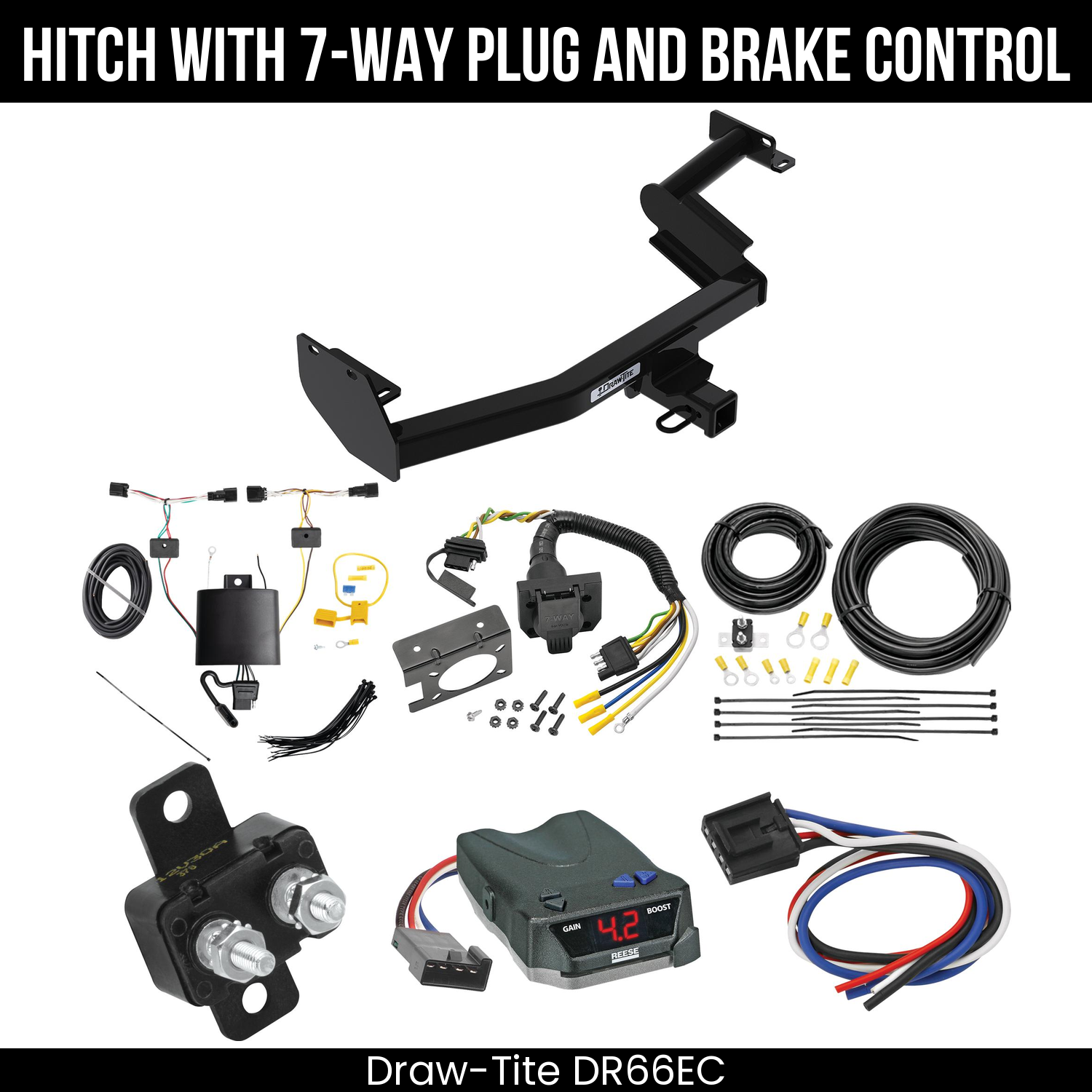 Trailer Hitch , 7-Way , Reese Brake EVN Control