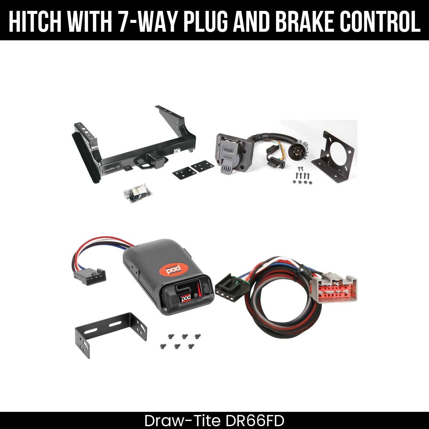 Trailer Hitch , 7-Way , Pro Series POD Brake Control