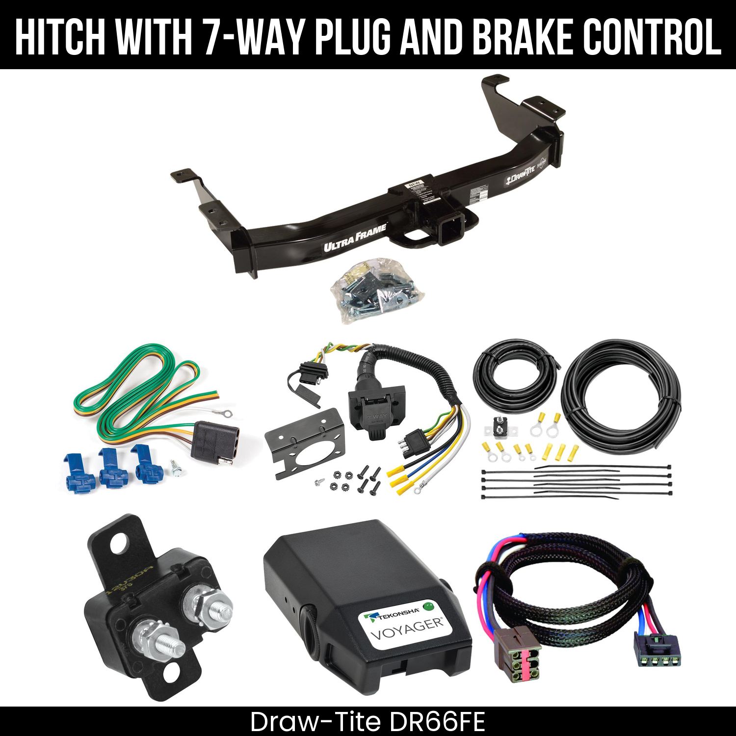 Trailer Hitch , 7-Way , Tekonsha Voyager Brake Control