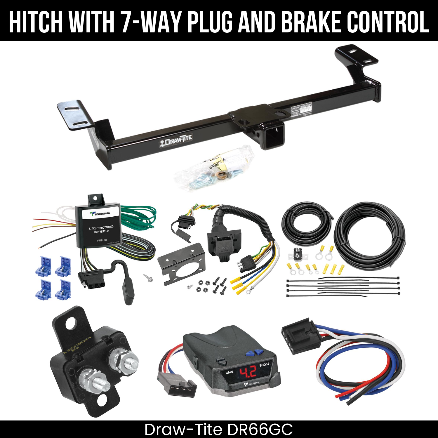Trailer Hitch , 7-Way , Tekonsha Brake EVN Control