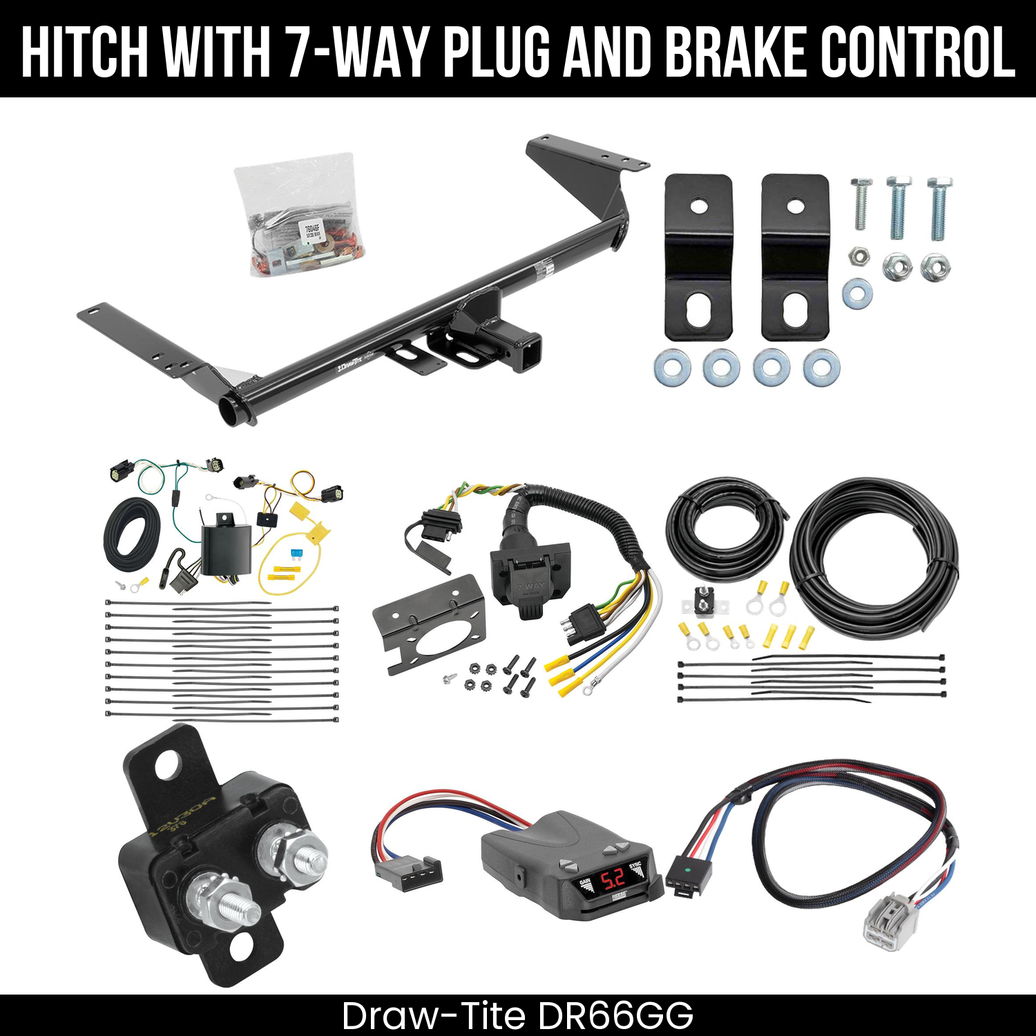 Trailer Hitch , 7-Way , Reese Brakeman IV Brake Control