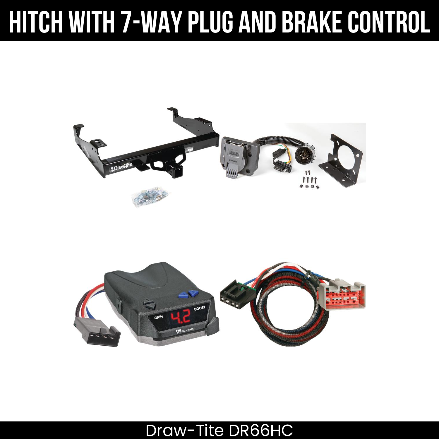 Trailer Hitch , 7-Way , Tekonsha Brake EVN Control