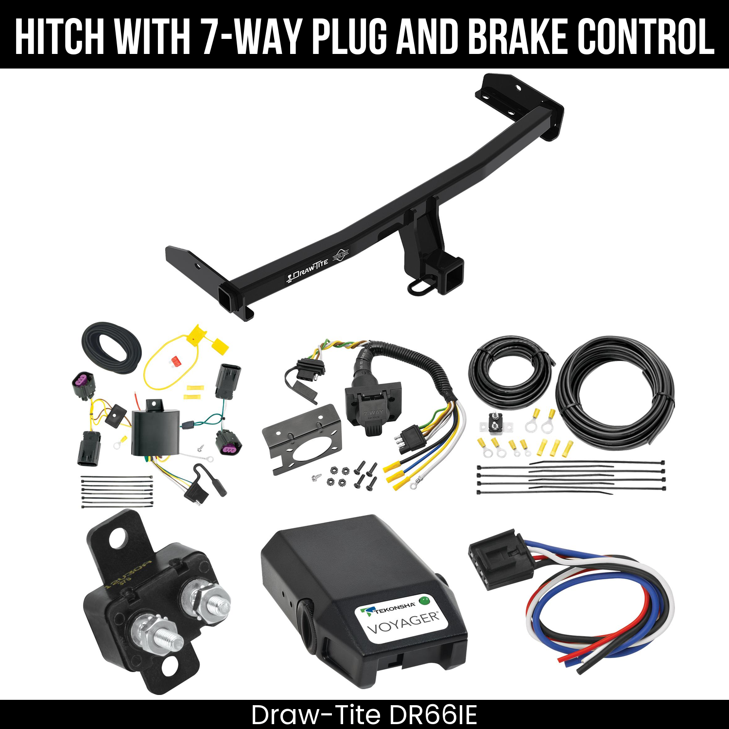 Trailer Hitch , 7-Way , Tekonsha Voyager Brake Control