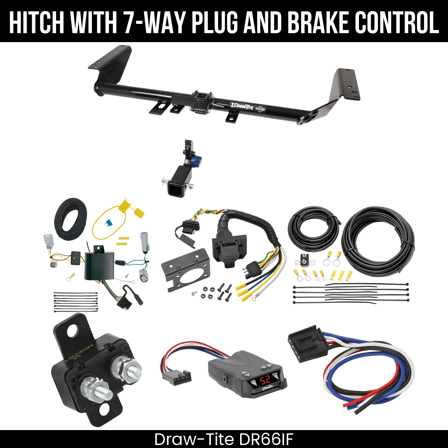 Trailer Hitch , 7-Way , Draw-Tite Activator IV Brake Control