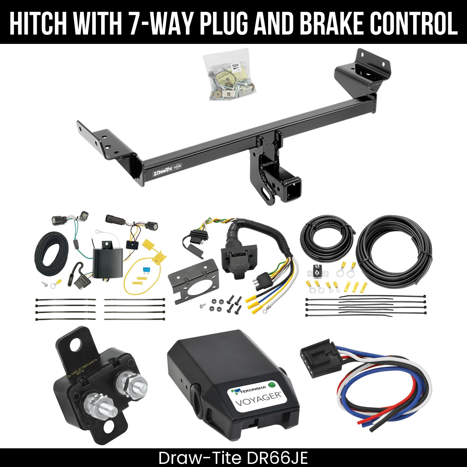 Trailer Hitch , 7-Way , Tekonsha Voyager Brake Control
