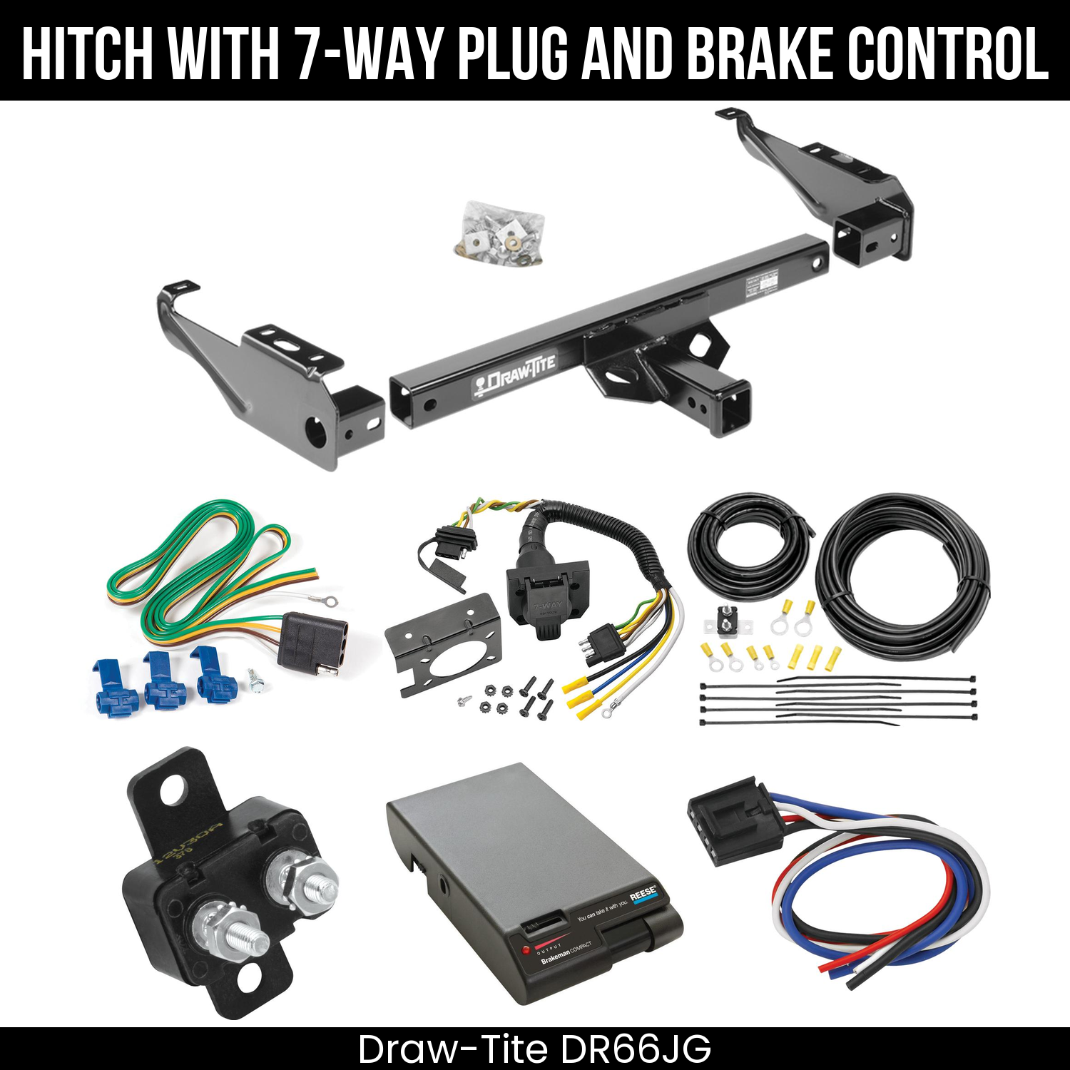 Trailer Hitch , 7-Way , Reese Brakeman Brake Control