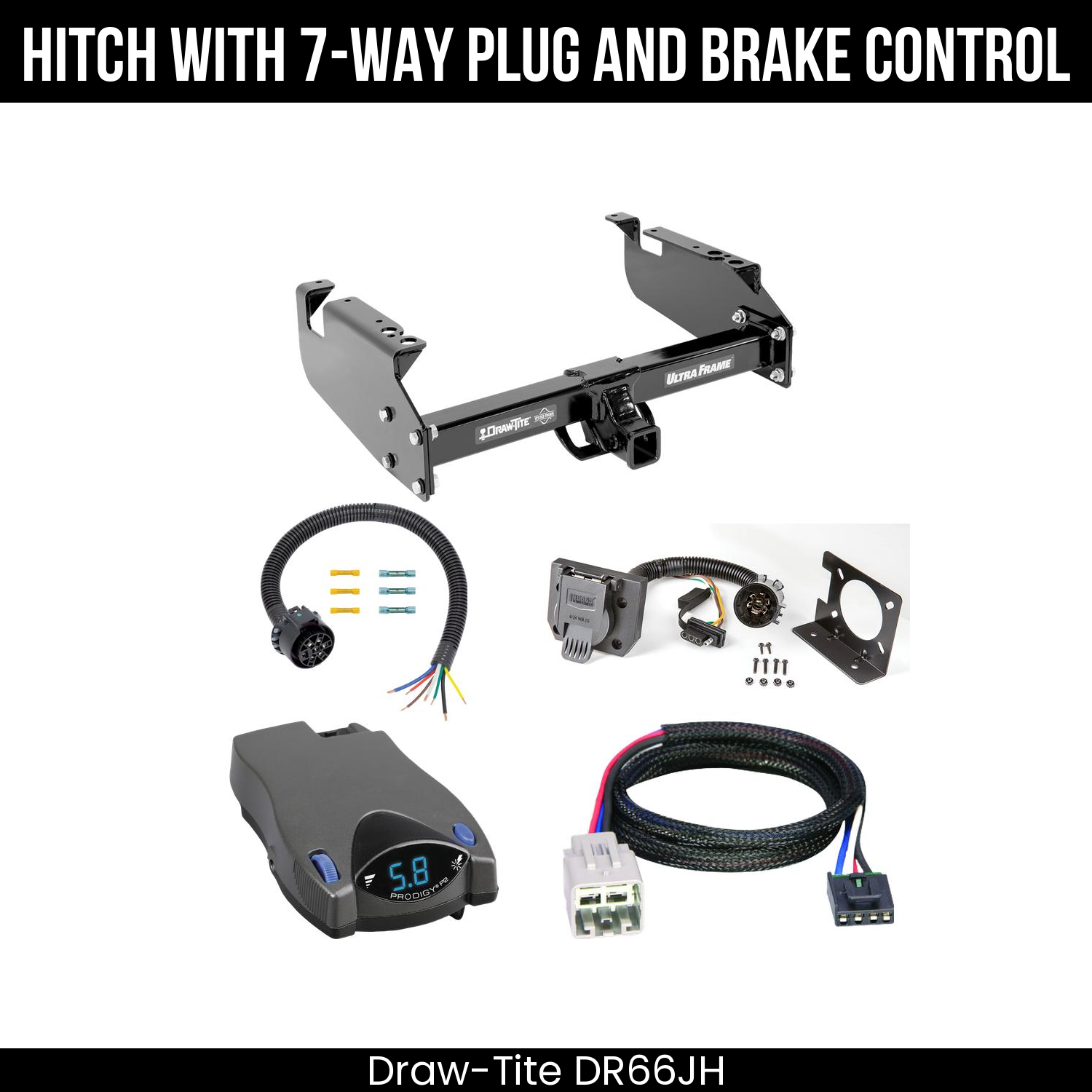 Trailer Hitch , 7-Way , Tekonsha Prodigy P2 Brake Control
