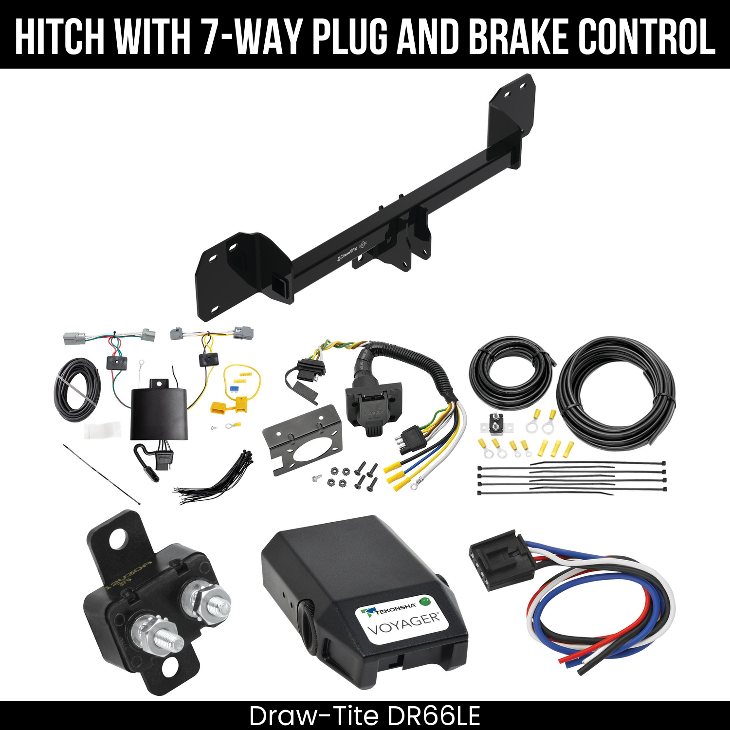 Trailer Hitch , 7-Way , Tekonsha Voyager Brake Control
