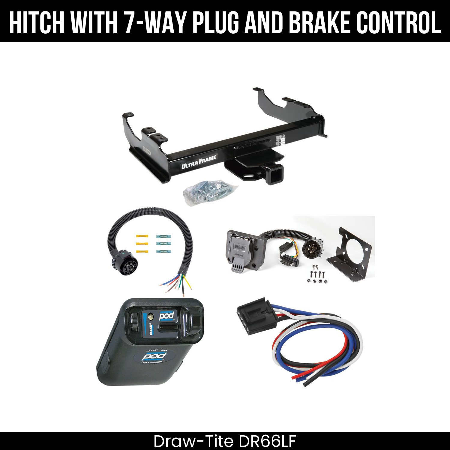 Trailer Hitch , 7-Way , Reese POD Brake Control