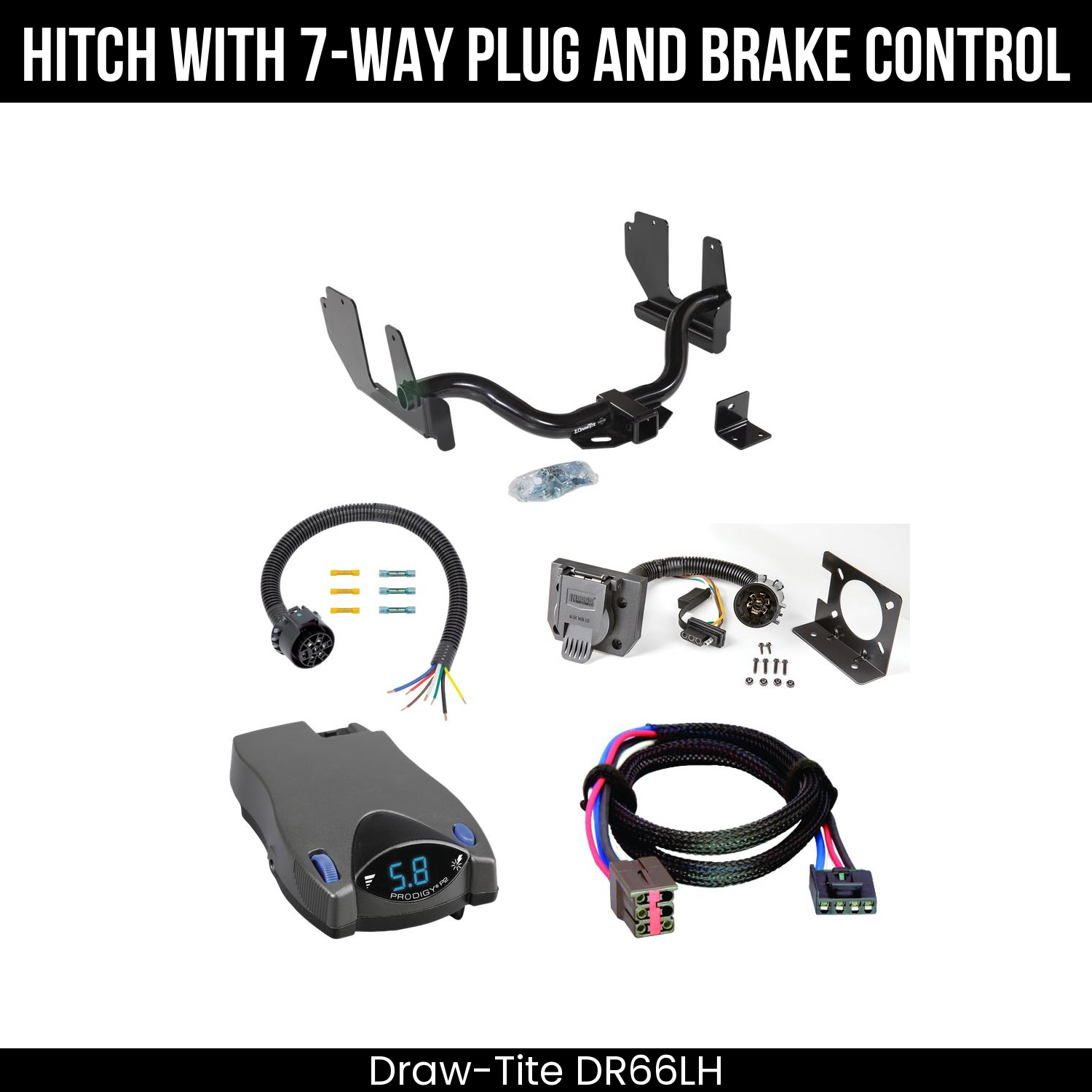 Trailer Hitch , 7-Way , Tekonsha Prodigy P2 Brake Control