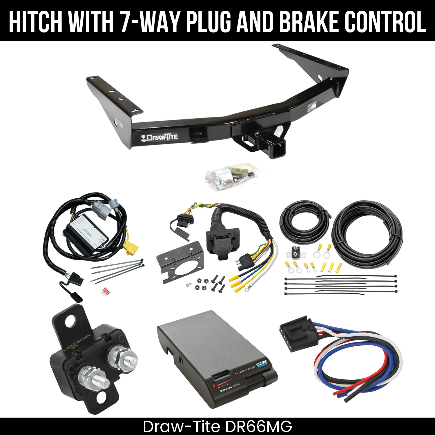 Trailer Hitch , 7-Way , Reese Brakeman Brake Control