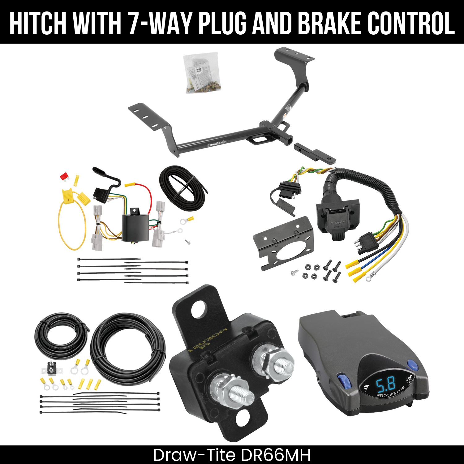 Trailer Hitch , 7-Way , Tekonsha Prodigy P2 Brake Control