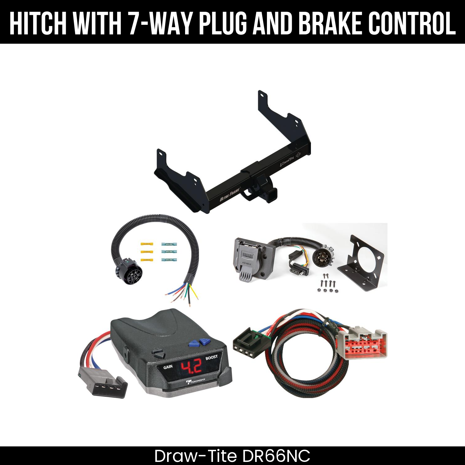 Trailer Hitch , 7-Way , Tekonsha Brake EVN Control