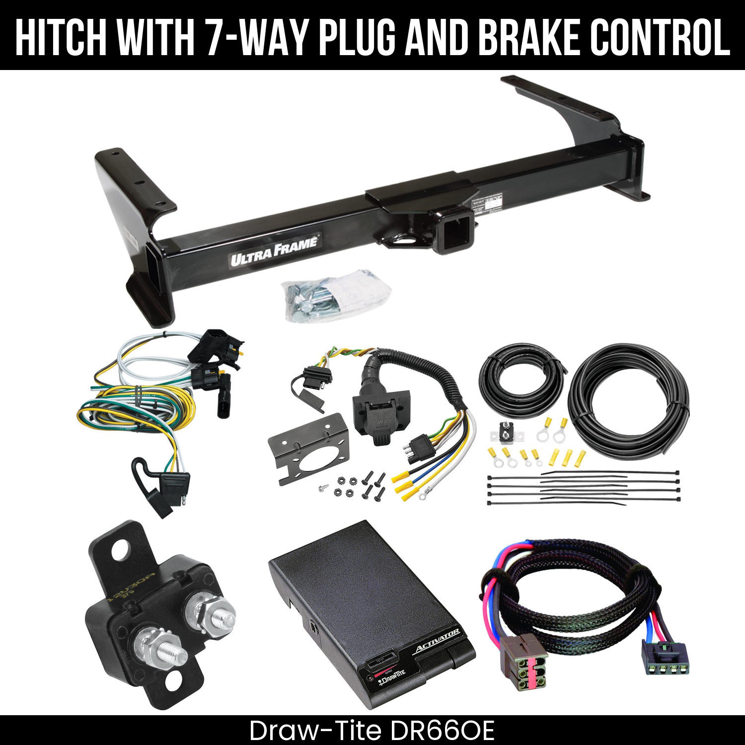 Trailer Hitch , 7-Way , Draw-Tite Activator Brake Control