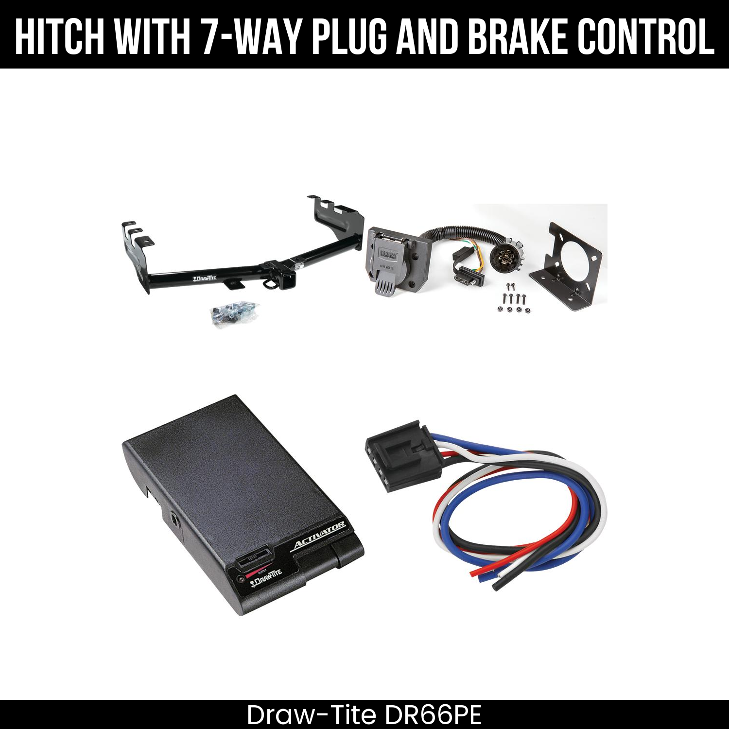 Trailer Hitch , 7-Way , Draw-Tite Activator Brake Control