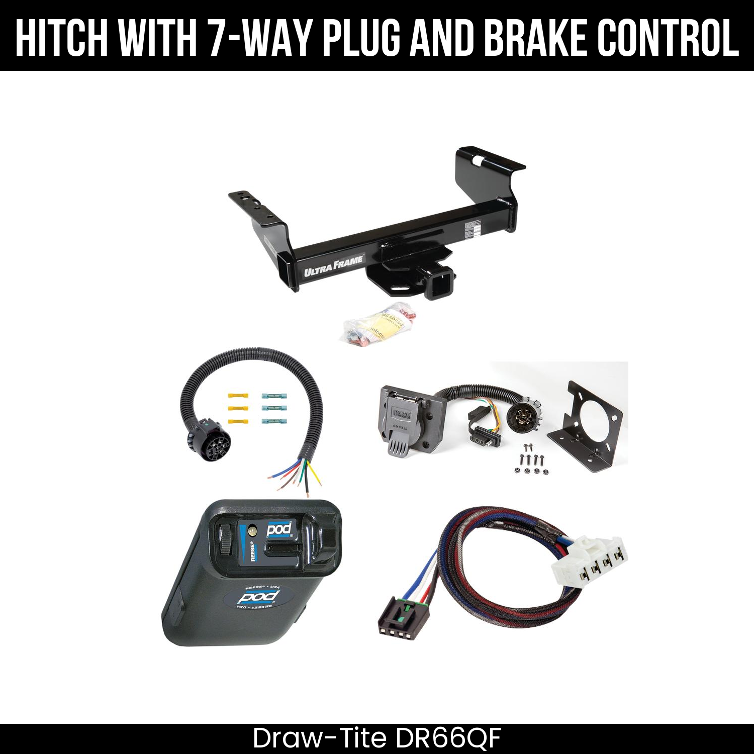 Trailer Hitch , 7-Way , Reese POD Brake Control