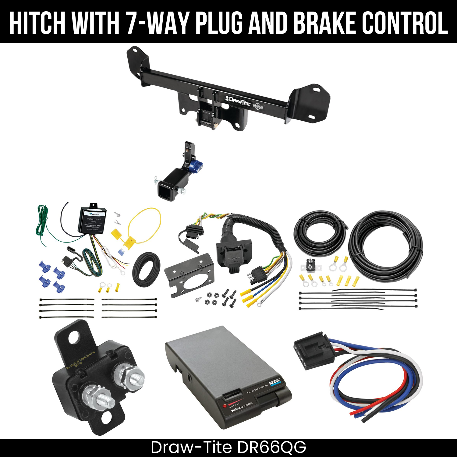 Trailer Hitch , 7-Way , Reese Brakeman Brake Control