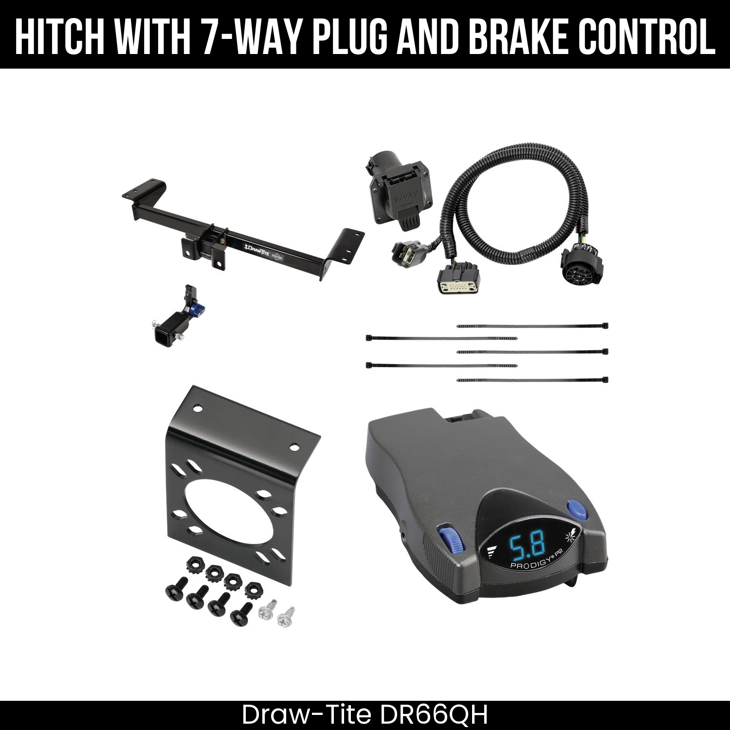 Trailer Hitch , 7-Way , Tekonsha Prodigy P2 Brake Control