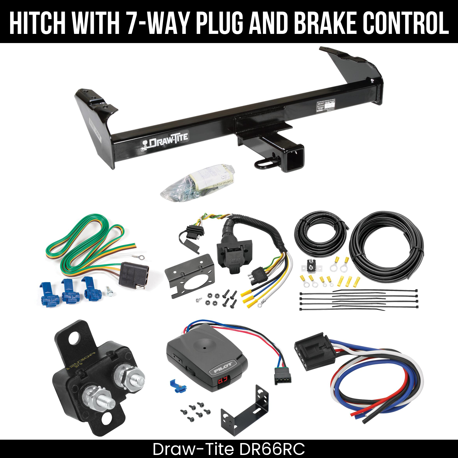 Trailer Hitch , 7-Way , Pro Series Pilot Brake Control