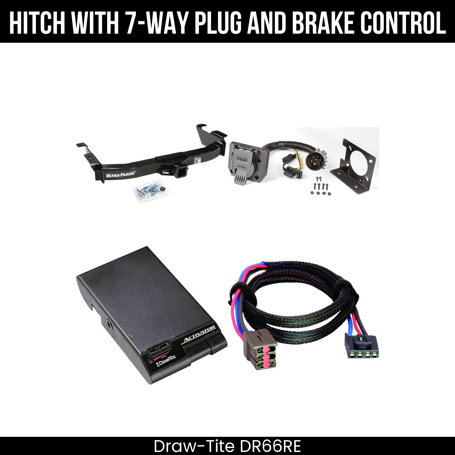 Trailer Hitch , 7-Way , Draw-Tite Activator Brake Control