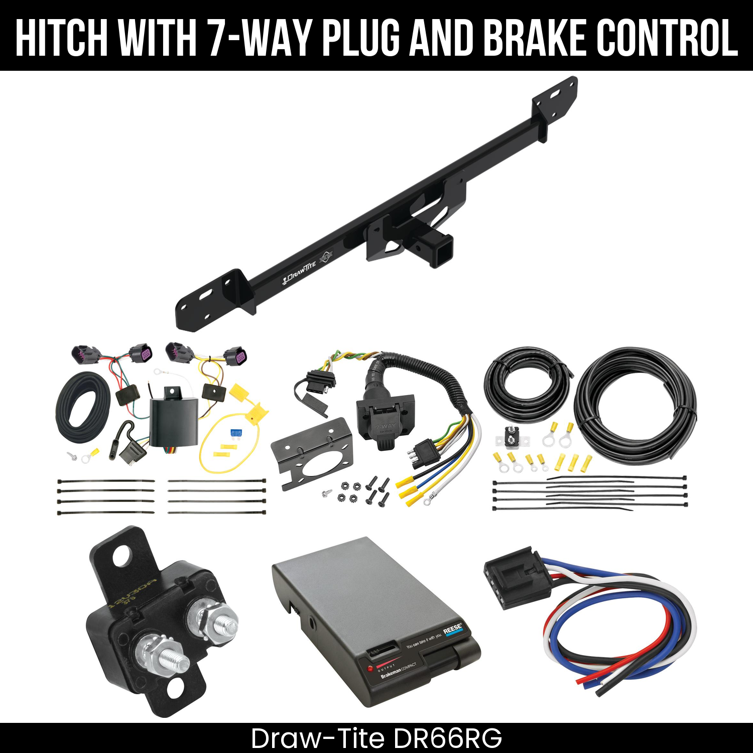 Trailer Hitch , 7-Way , Reese Brakeman Brake Control