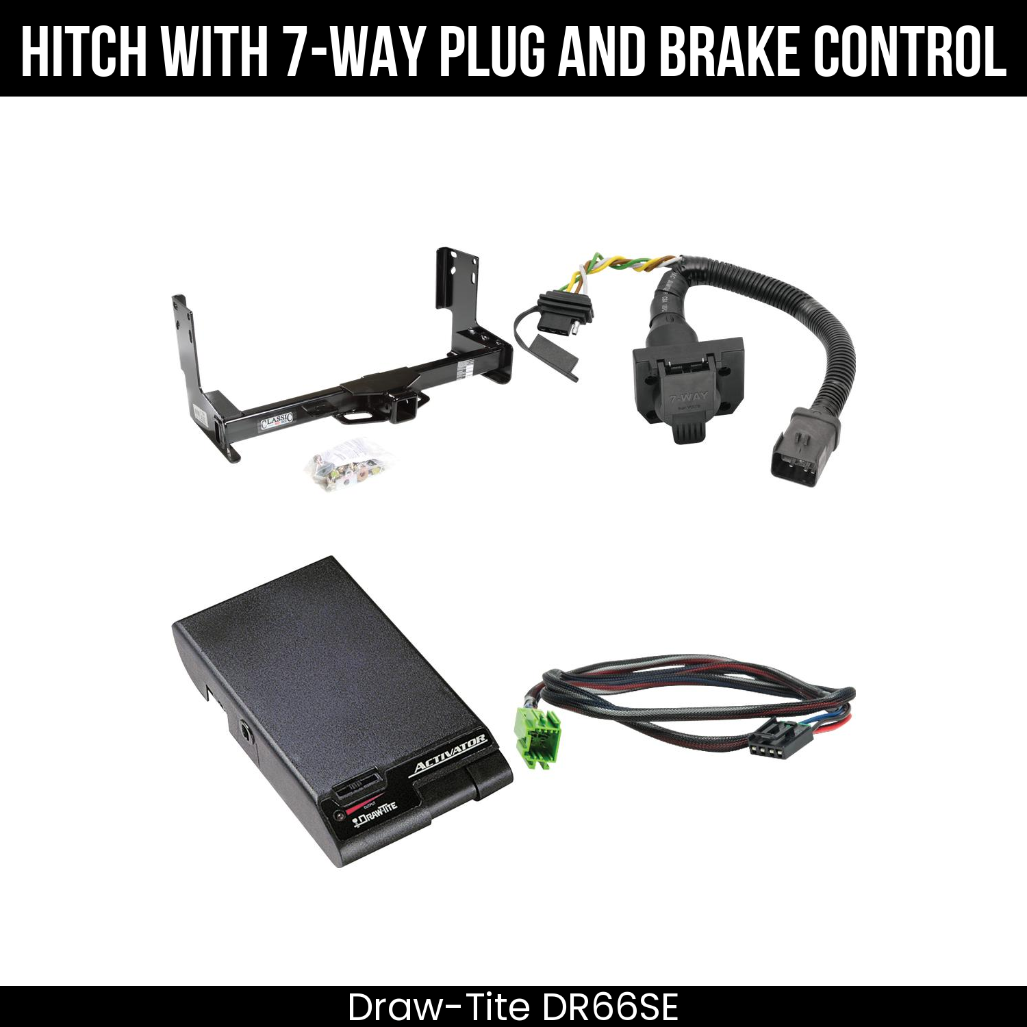 Trailer Hitch , 7-Way , Draw-Tite Activator Brake Control