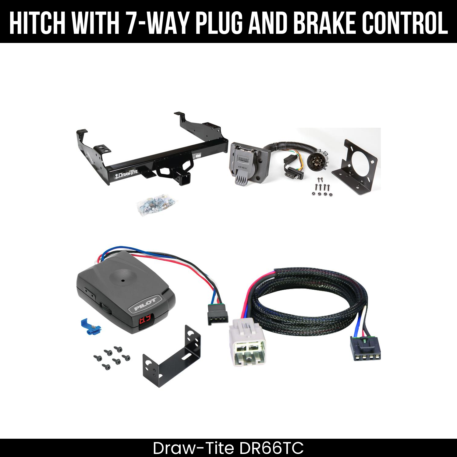 Trailer Hitch , 7-Way , Pro Series Pilot Brake Control