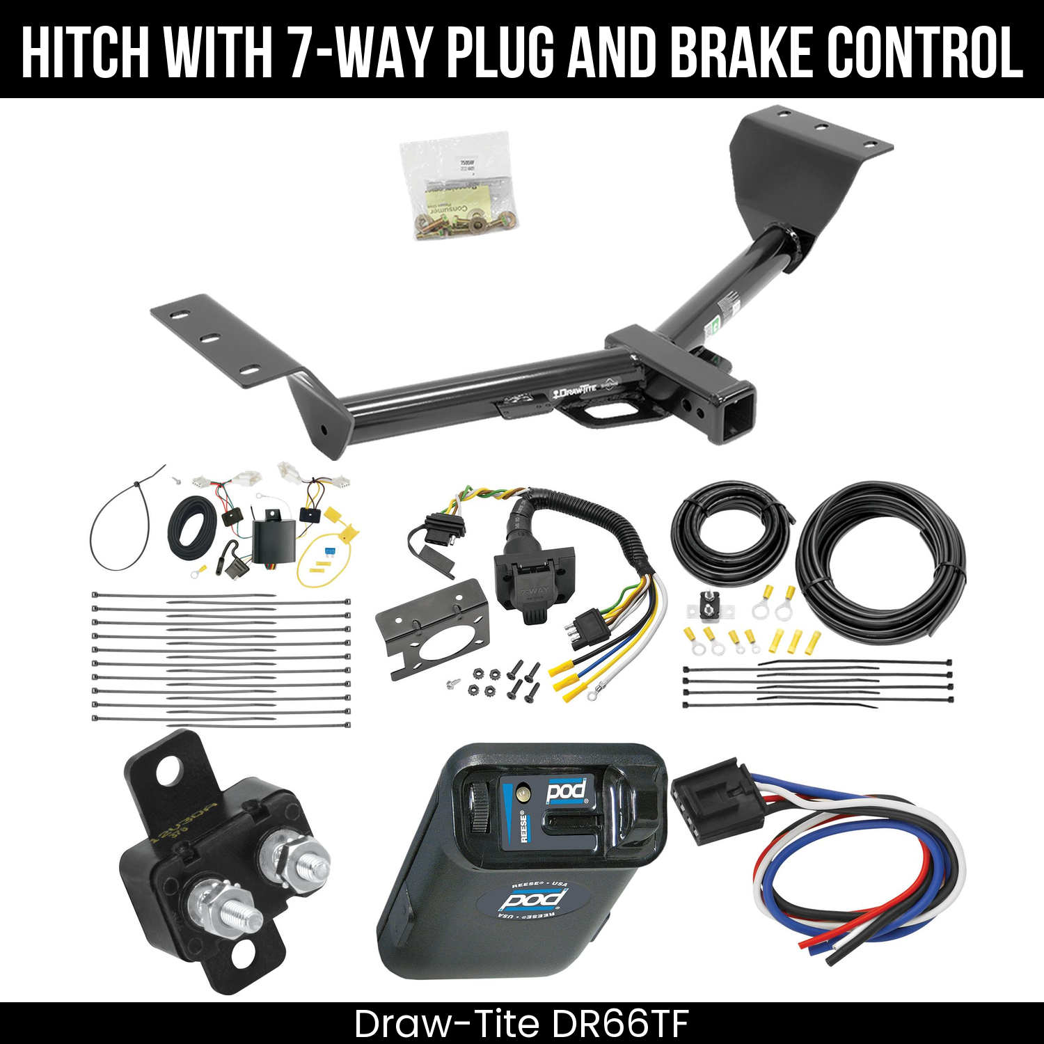 Trailer Hitch , 7-Way , Reese POD Brake Control