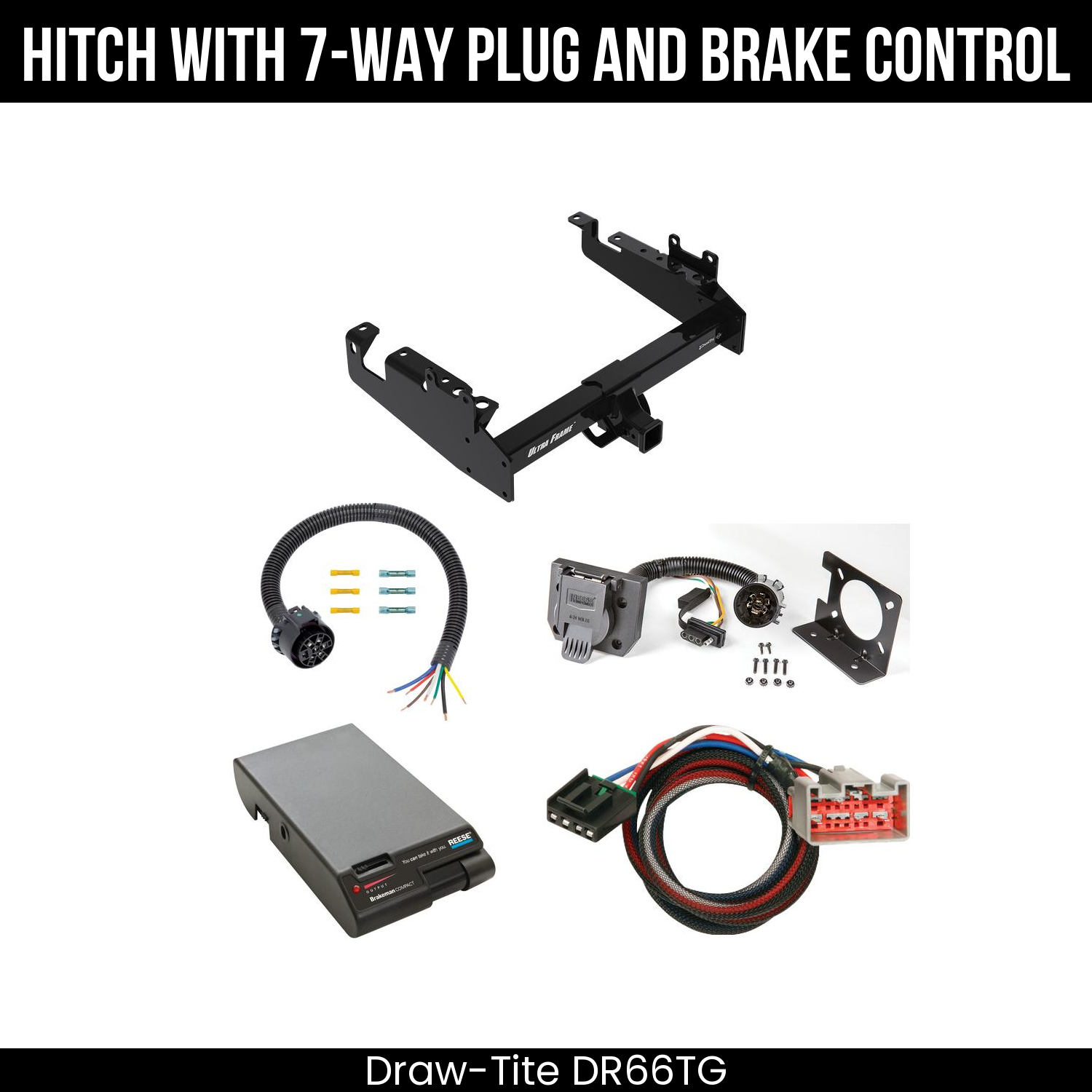 Trailer Hitch , 7-Way , Reese Brakeman Brake Control