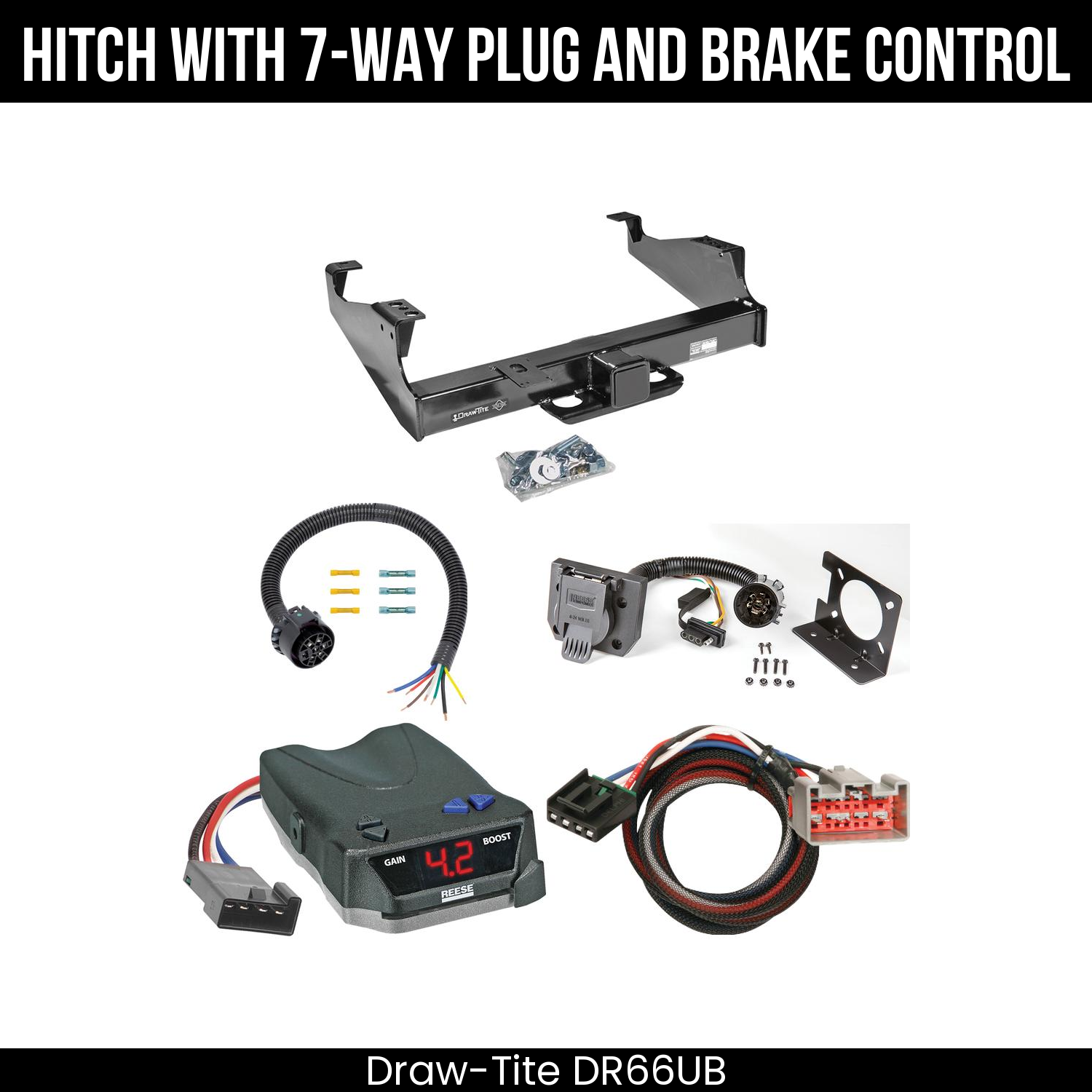 Trailer Hitch , 7-Way , Reese Brake EVN Control