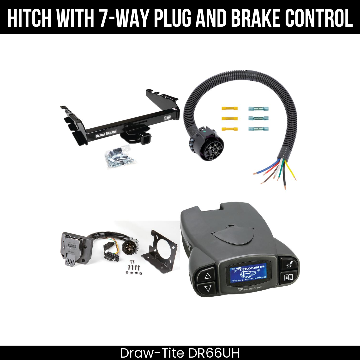 Trailer Hitch , 7-Way , Tekonsha Prodigy P3 Brake Control