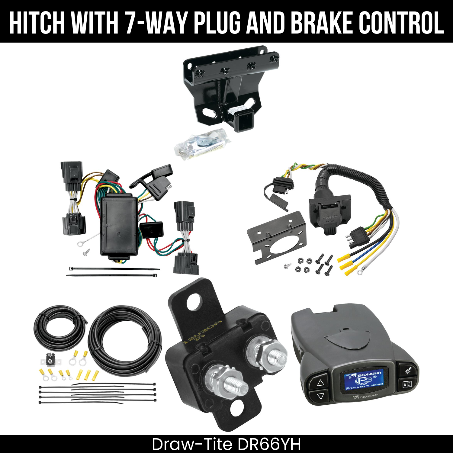 Trailer Hitch , 7-Way , Tekonsha Prodigy P3 Brake Control