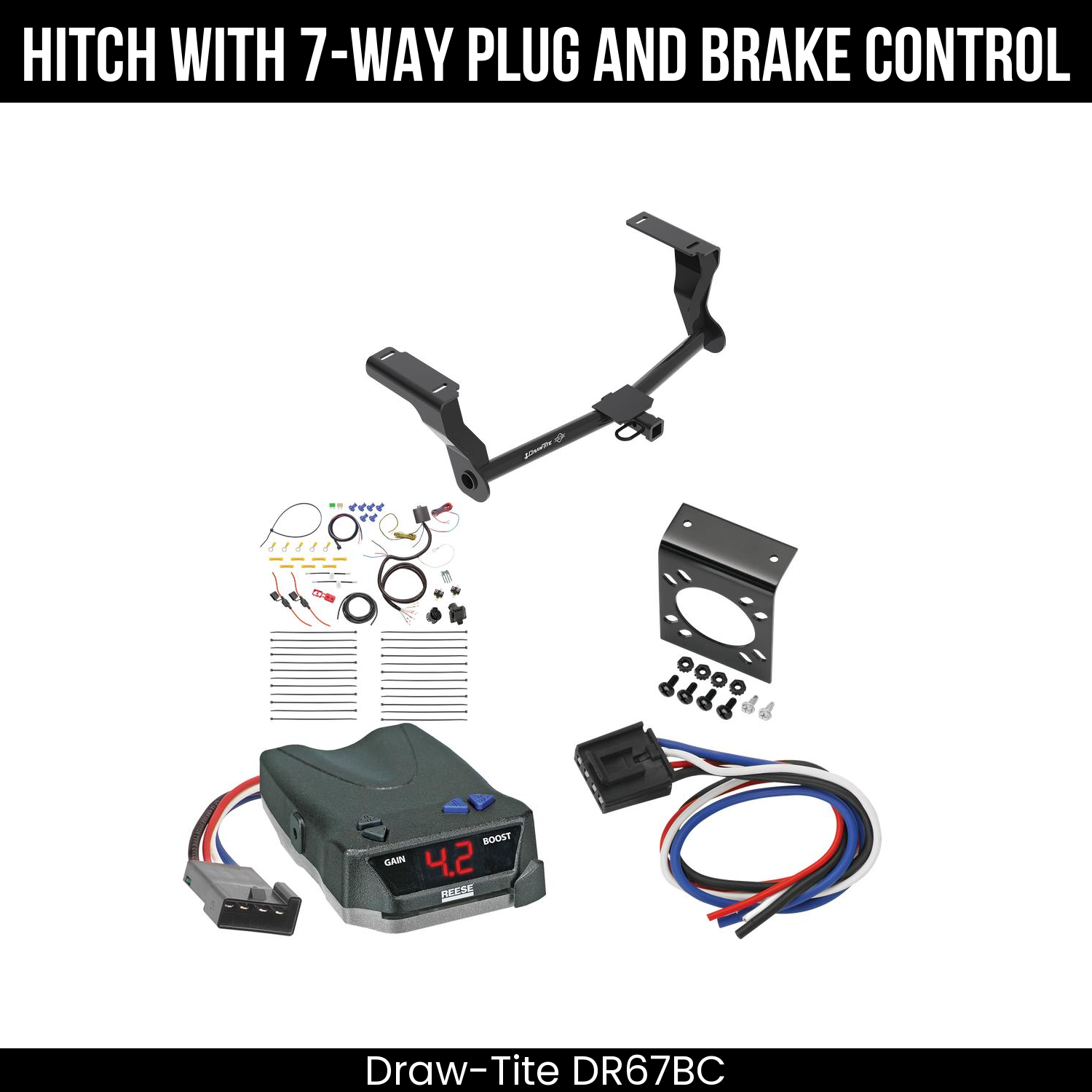 Trailer Hitch , 7-Way , Reese Brake EVN Control