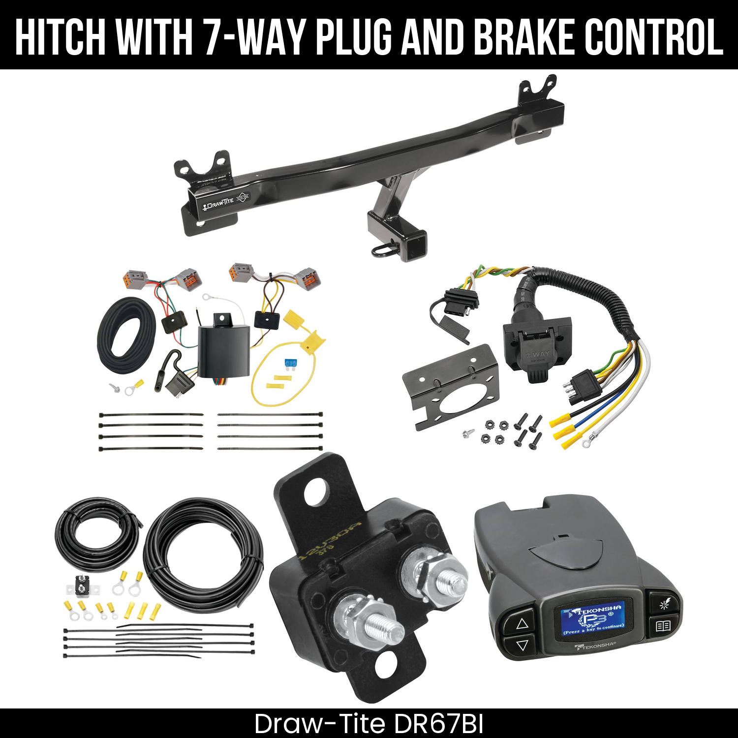 Trailer Hitch , 7-Way , Tekonsha Prodigy P3 Brake Control
