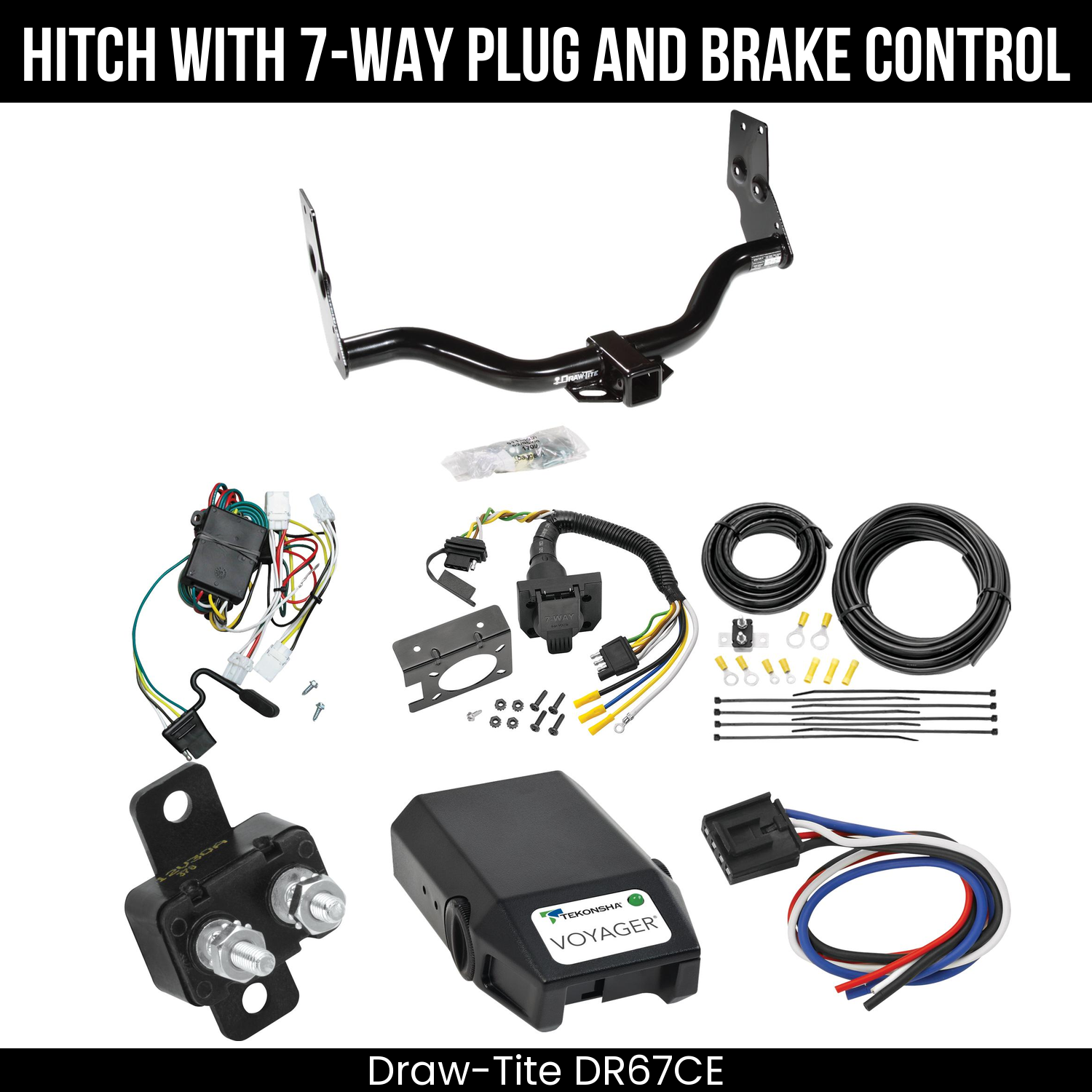 Trailer Hitch , 7-Way , Tekonsha Voyager Brake Control