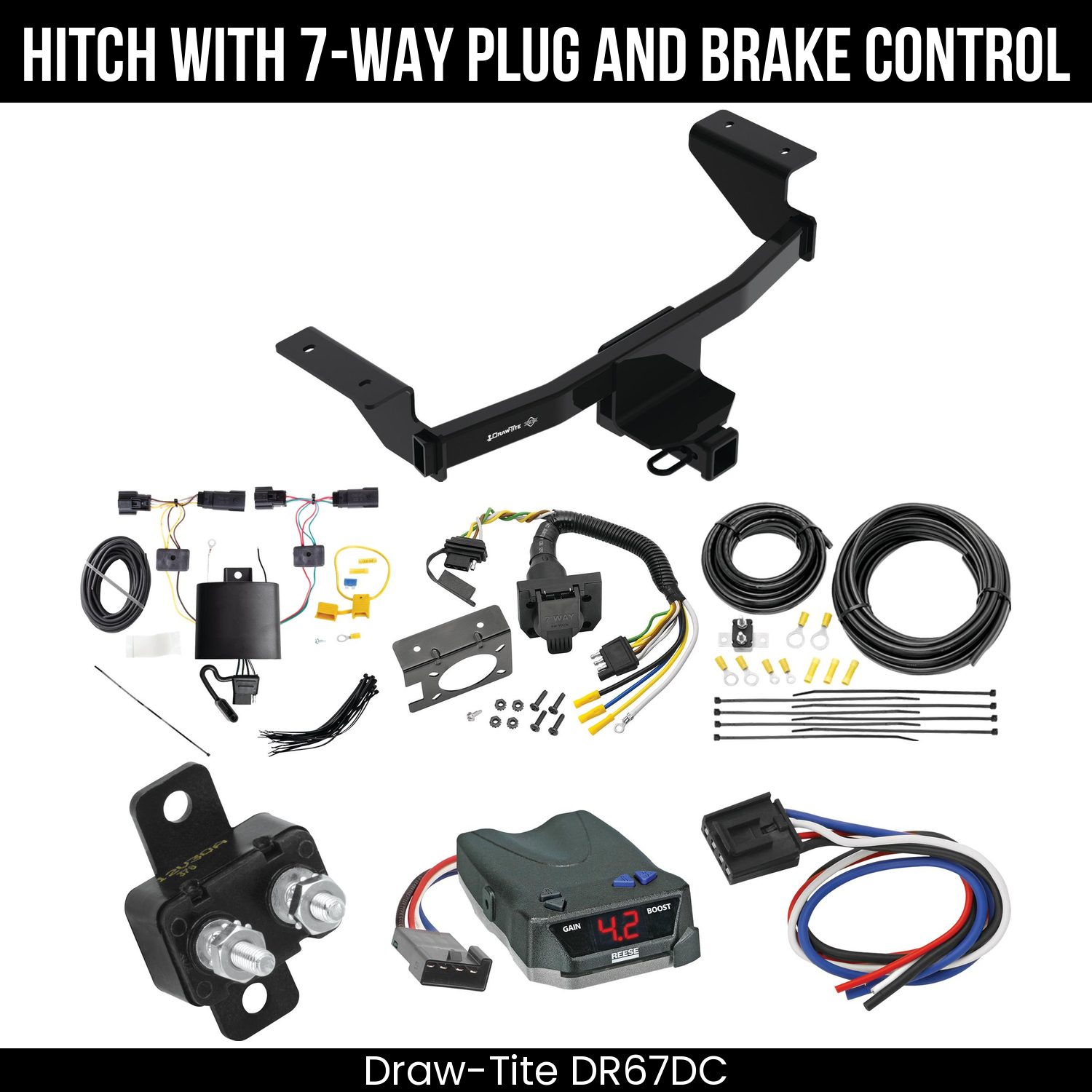 Trailer Hitch , 7-Way , Reese Brake EVN Control