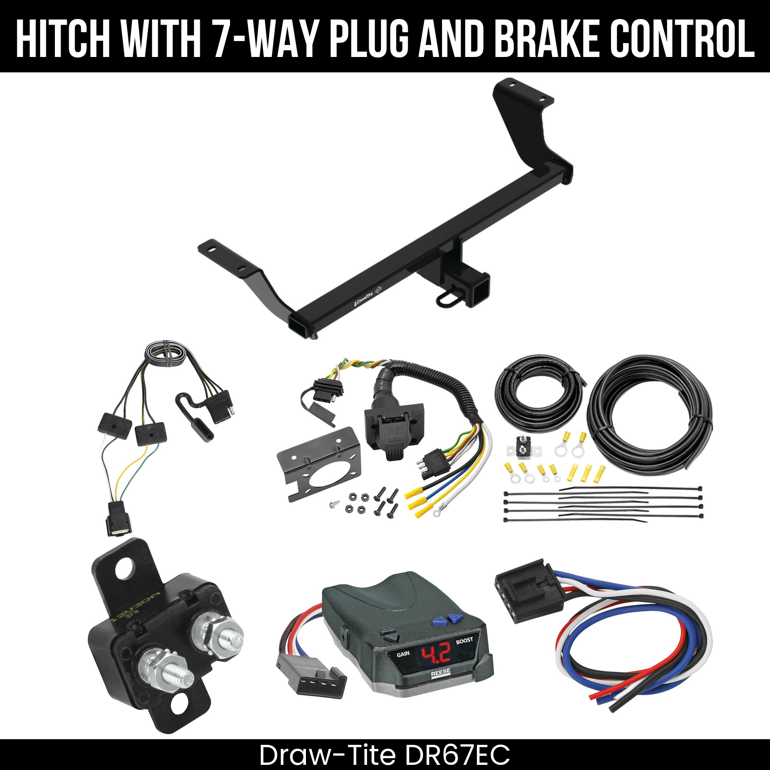 Trailer Hitch , 7-Way , Reese Brake EVN Control