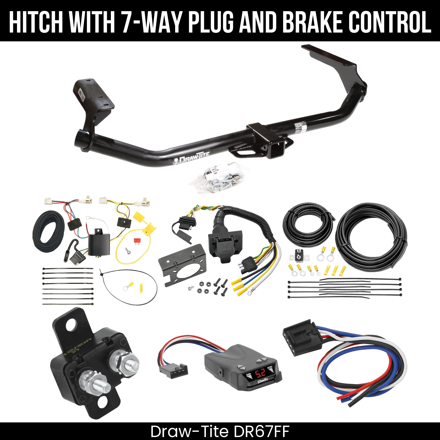 Trailer Hitch , 7-Way , Draw-Tite Activator IV Brake Control