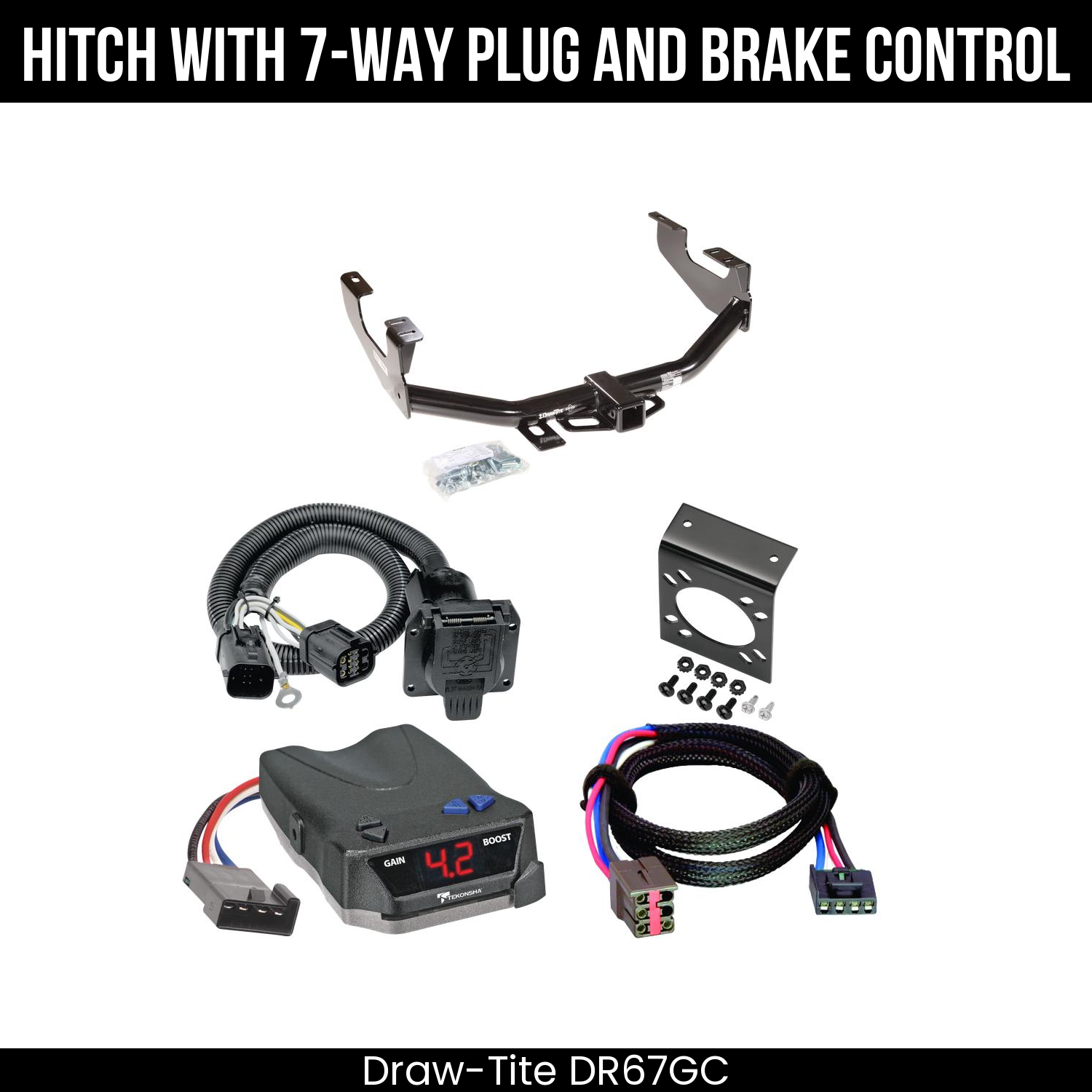 Trailer Hitch , 7-Way , Tekonsha Brake EVN Control