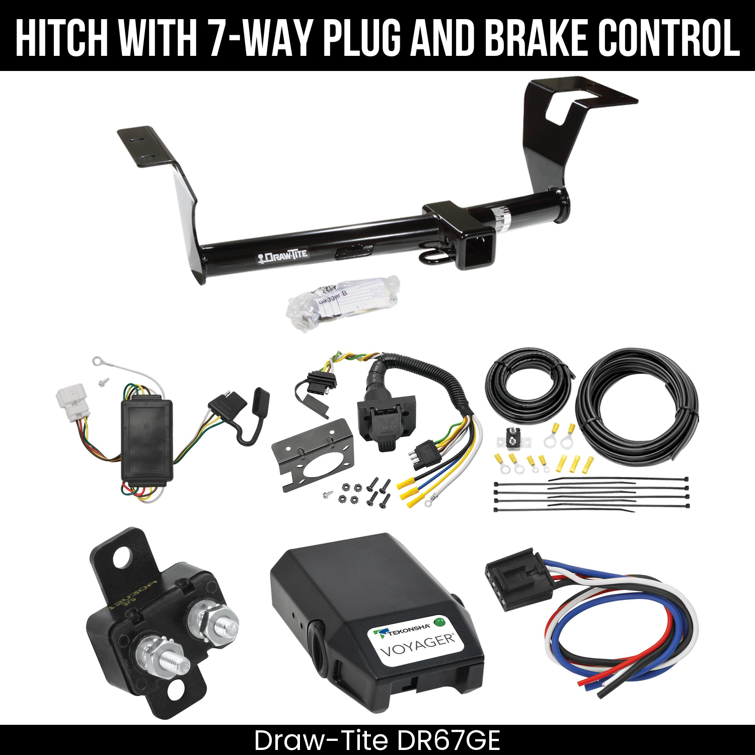 Trailer Hitch , 7-Way , Tekonsha Voyager Brake Control