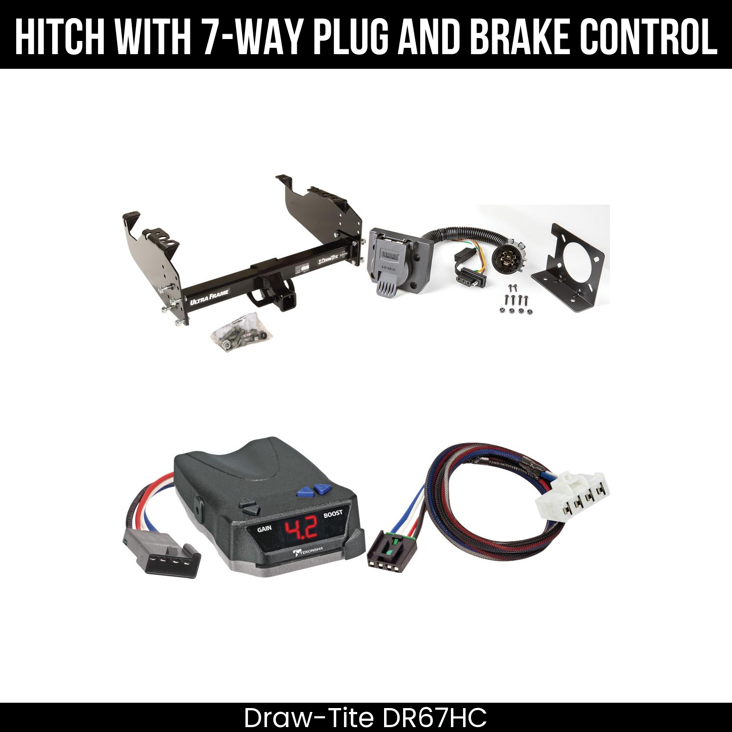 Trailer Hitch , 7-Way , Tekonsha Brake EVN Control