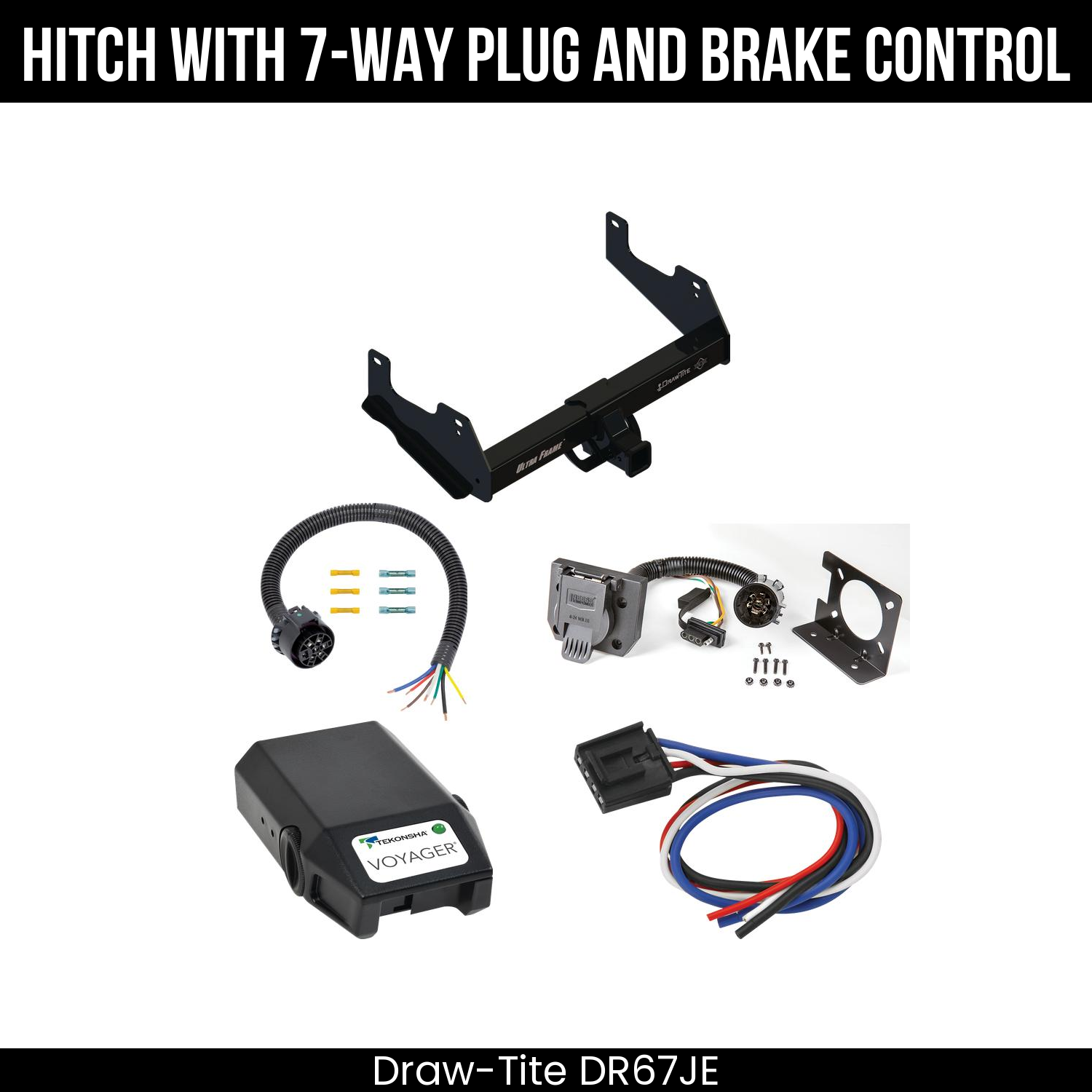 Trailer Hitch , 7-Way , Tekonsha Voyager Brake Control