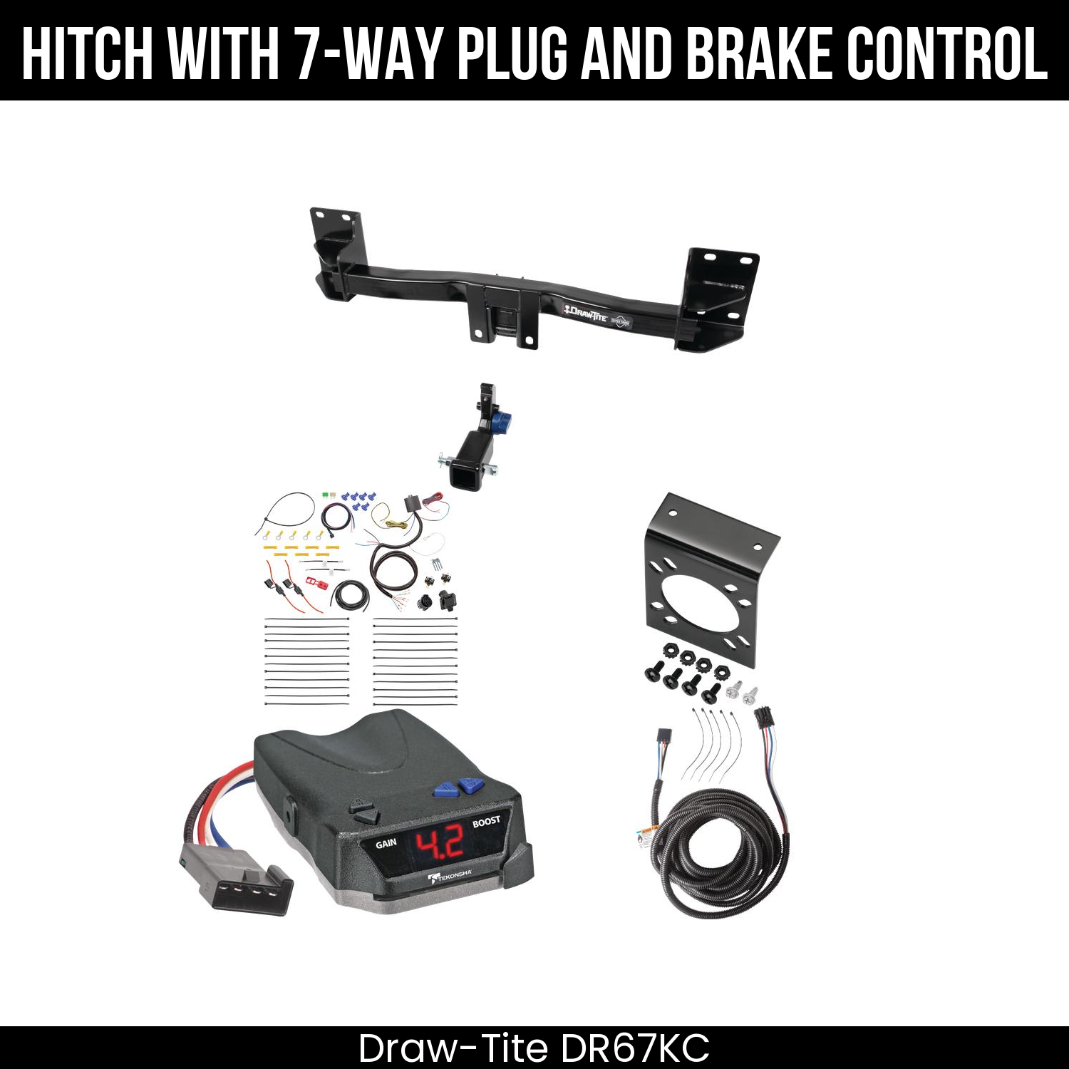 Trailer Hitch , 7-Way , Tekonsha Brake EVN Control