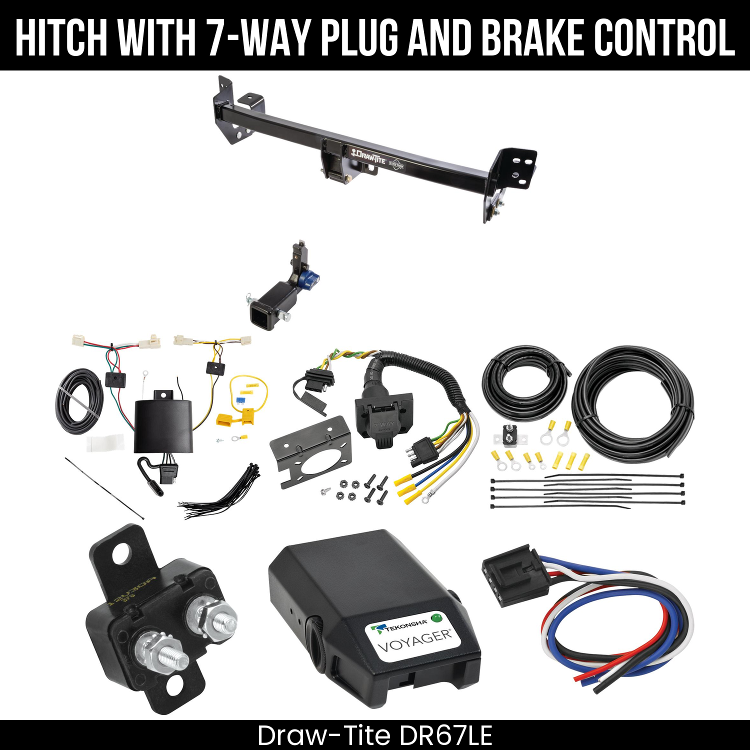 Trailer Hitch , 7-Way , Tekonsha Voyager Brake Control