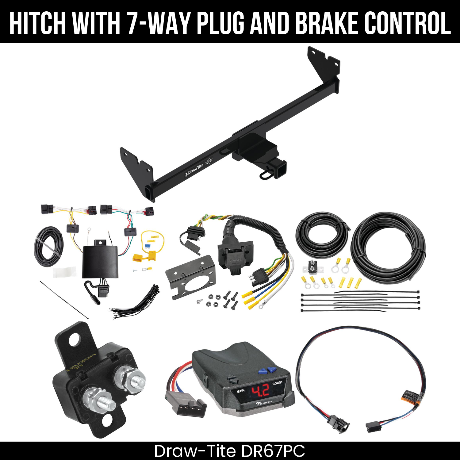 Trailer Hitch , 7-Way , Tekonsha Brake EVN Control