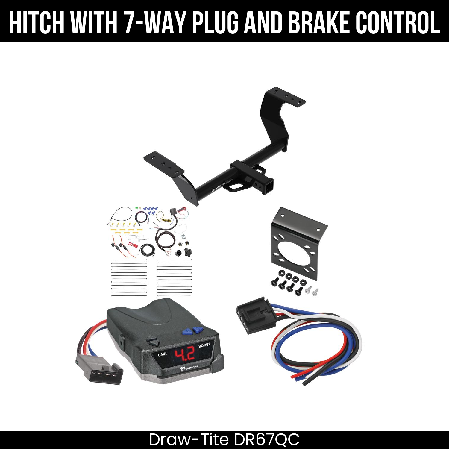 Trailer Hitch , 7-Way , Tekonsha Brake EVN Control
