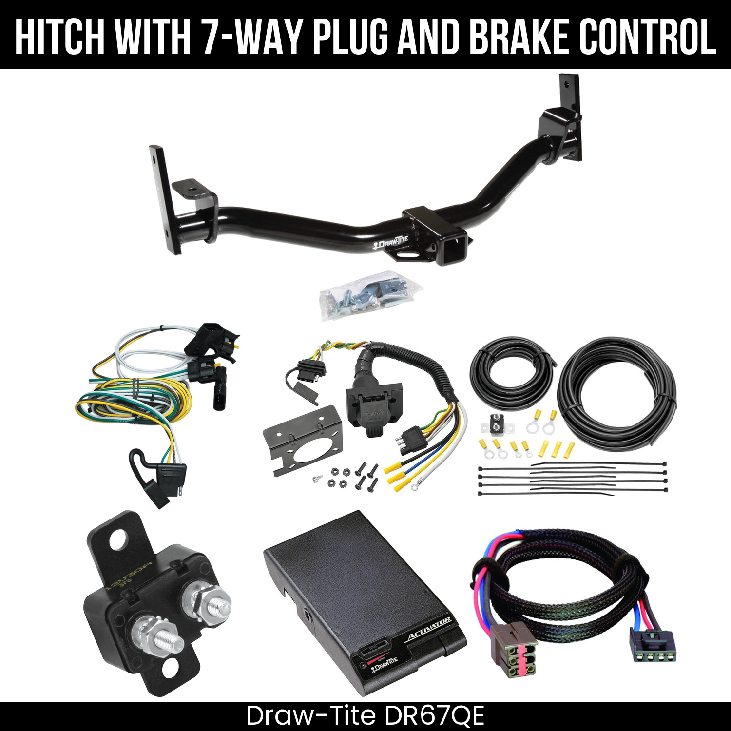 Trailer Hitch , 7-Way , Draw-Tite Activator Brake Control